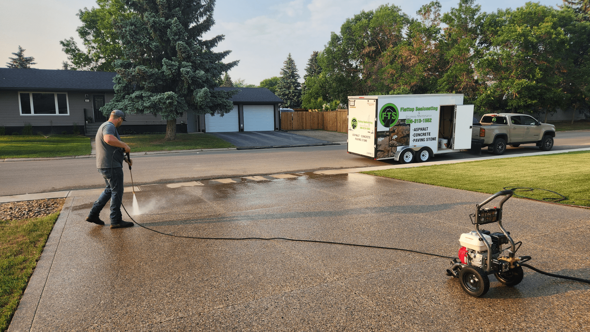 seal coating and driveway maintenance by joel in moose jaw